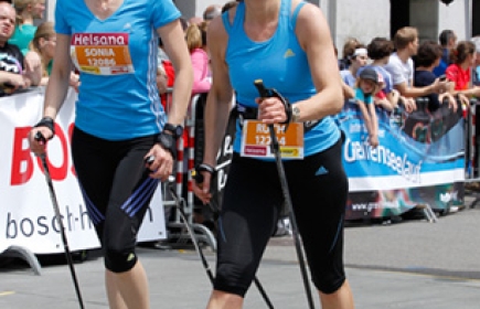 alt Bundesrätin Ruth Metzler-Arnold beim Frauenlauf 2013